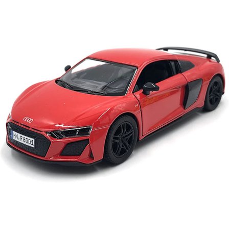 Audi R8 (R8 rød) skalamodellbil