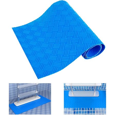 Skridsikker Pool Stige Måtte, Medium Pool Måtte, Pool Liner og Trappe Beskyttelse Sikkerheds Liner 23x90cm (1 Styk Stribet)