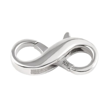 Halslås 925 Sølv Smykkelås Hummerlås Hummerlås for Halskjede Armbånd DIY Smykkefremstilling