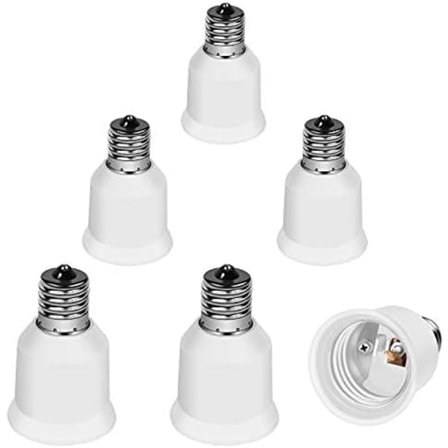 E17 till E26 Lampadapter (E26-lampa i mindre E17-sockel), Interme