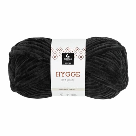 Gjestal Garn Hygge Sort 2102, 100g