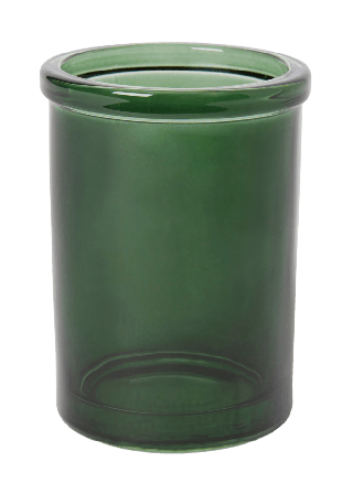 Åhléns Home Badrumsmugg i glas Badrumstillbehör Grön ONESIZE