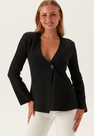 ONLY - Onlmyera Life Ls One Button Ca - Black - Kläder - - Bubbleroom