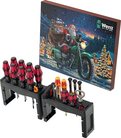 Wera 05136610001 Adventskalender 2025, 28 delar, Övriga handverktyg