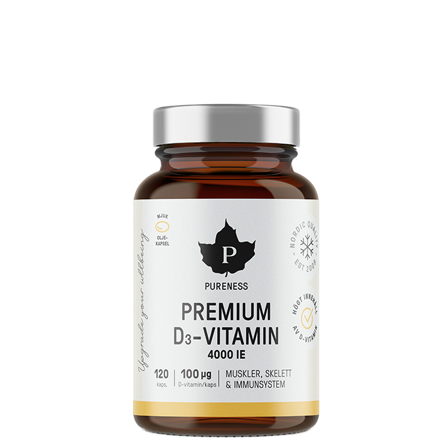 Pureness Premium D-Vitamin 120 kapsler