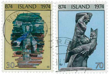Island - AFA 488-489 - Stemplet