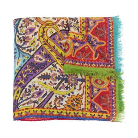 Etro Scarf , Rood , Dames , Maat: ONE Size Sjaals