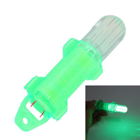 Underwater Lure Lampe Fisketiltrekkende Indikator LED Fiske Agnslys for Fiskeutstyr Grønt Lys