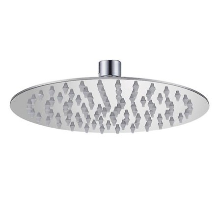 Macaron Hovedbruser, Rund Regnbruser, 20x20 cm, Stål