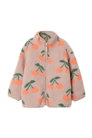 RIKIKI Fleecejacka CLAY Ytterplagg Rosa 86