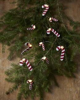 Lysslynge Candycane LED Rød