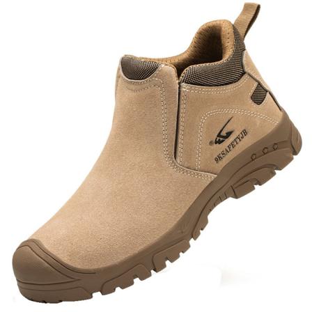 Unisex Punkteringssäkra Industristövlar Säkerhetsstövel I Fuskmocka