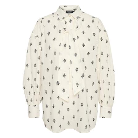 Soaked in Luxury Lise Blus LS vit, Dam, Dam, Storlek: L