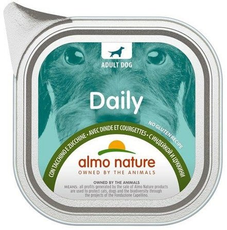 Almo Nature Daily Menu Cibo Umido Tacchino E Zucchine Cani Adulti
