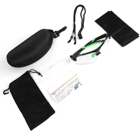 Vindtette UV-beskyttende sykkelbriller for utendørs sport (Grønn)