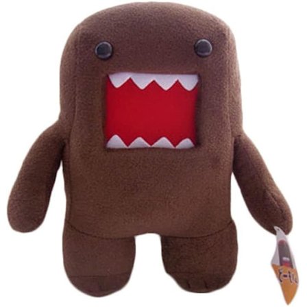 Ny Anime DomoKun Plysstofdyr Fyldte Dyr Actionfigur Dukke Stor DomoKun Pude Legetøj 20 CM