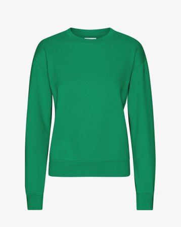 Women Classic Organic Crew - Kelly Green L
