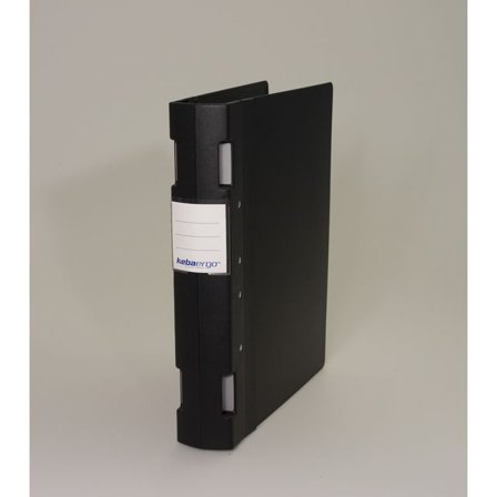 KEBA Gaffelpärm Ergo A4 55mm svart/svart - Lyreco - Kontorsmaterial - Pärmar och register - Gaffelpärmar i plast