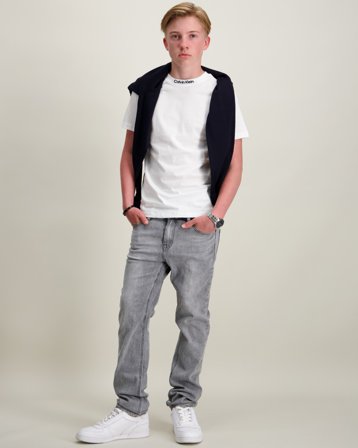 RYVLS Slim Fit Jeans Szary Jeansy Chłopiec - Kids Brand Store