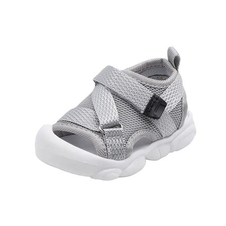 Flickors strand sandaler, baby röda tygsneakers, sommar