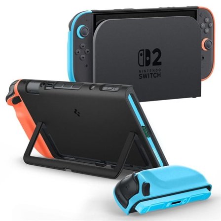 Spigen Nano Pop -kotelo Nintendo Switch 2:lle - musta