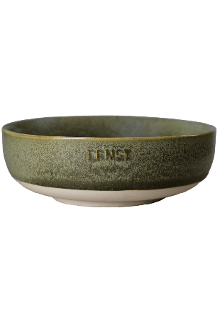 ERNST Skål stengods Dukning & servering Grön d14 h4,5