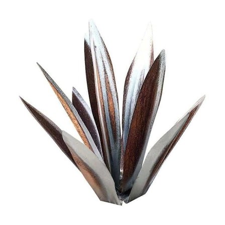 Rustik Skulptur, DIY Metall Agave Växt, Rustik Handmålad Metall Agave, Trädgård Gård Konst Dekoration