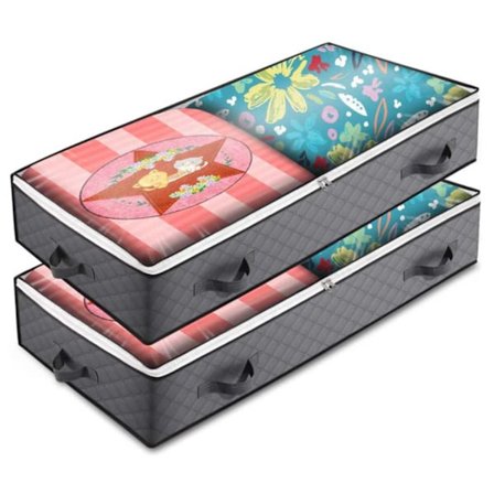 2-Pack Seng Opbevaring - Opbevaring Under Sengen