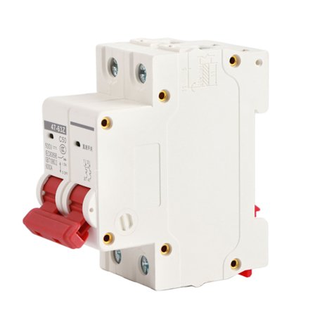 DZ47 63Z C50 2P DC Miniature Strømafbryder 50A 500V til Solenergisystem