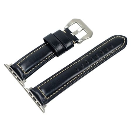 Apple Watch Series 4 44 mm klockarmband i smart läder - Blå