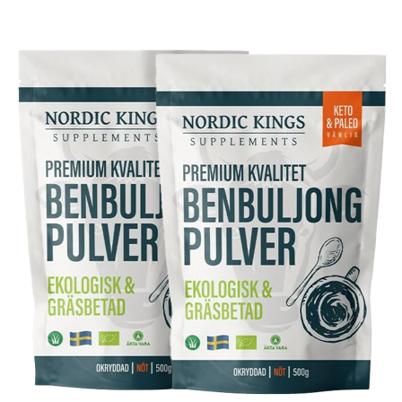 Nordic Kings 2 x Premium Benbuljongpulver EKO 500 g