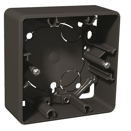 Schneider Electric Exxact Förhöjningsram Antracit, 35 mm 1-fack, Strömbrytare & vägguttag