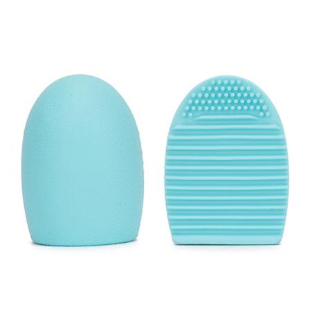 Rengöring Kosmetisk Makeup Brush Foundation Silikonrengöring Blå 3 St