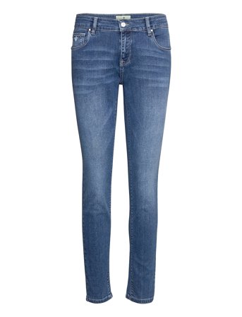 Monroe Satin Jeans Blue Morris Lady