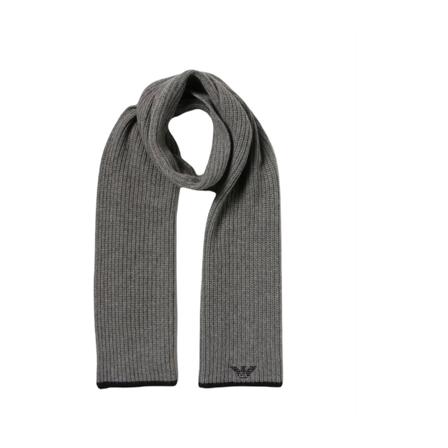 Emporio Armani Accessories grå, Herr Halsdukar, Herr, Storlek: ONE SIZE