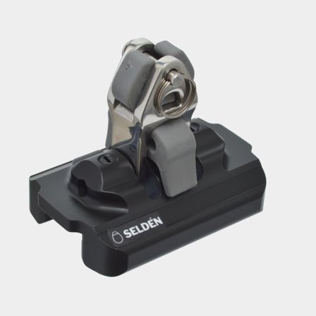 Seldén System 22 - Single Self-Tacking Car, Torlon Ball Bearings, Stainless Toggle with Stand-Up (442-148-01)