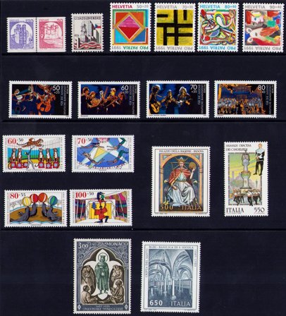 Kunst/Kultur - Frimærkepakke - Postfrisk