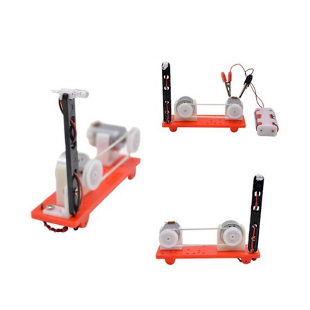 Lasten tiede fysiikka opettavaiset lelut DIY Mini Moottori Energianmuunnin Malli