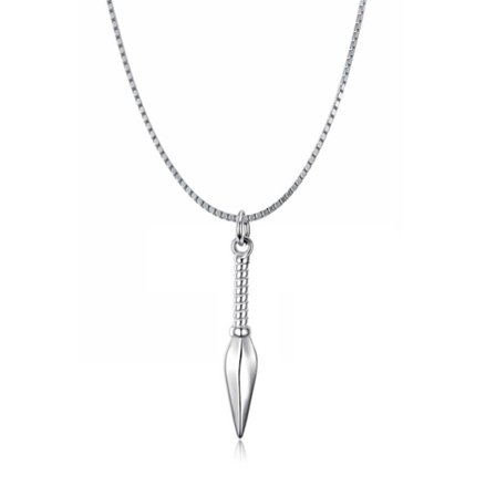 Halsband Spjut med Kedja Silver