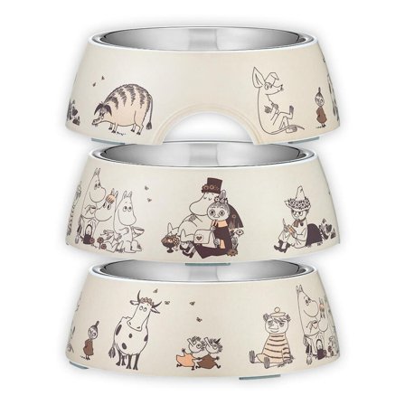 Mummi Pets Matskål Hund Beige_Ø22