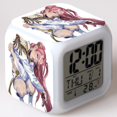 K-POP Devil Hunter LED Vækkeur 7 Farve Natlys Anime Gave &18&-WELLNGS