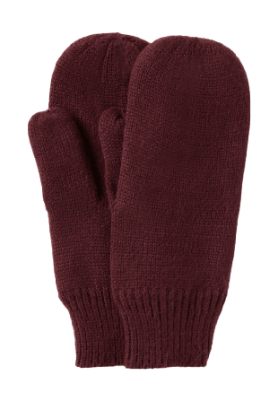 Å WOMAN Stickade tumvantar MARIE Vantar & handskar Röd ONESIZE