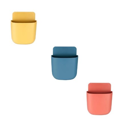 Pieces TV:n kaukosäätimen säilytysteline, seinään kiinnitettävä kaukosäätimen pidike, säilytyslaatikon järjestäjä, kaukosäätimen säilytyslaatikko, 