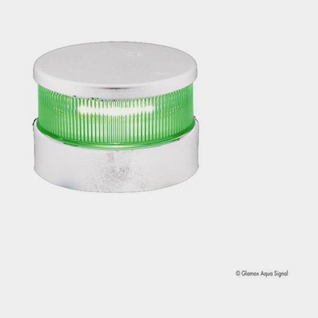Lanterna Aqua Signal 34 LED Grön Runtlysande Vit