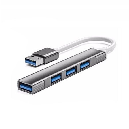 USB 3.0 Hub Type-C Splitter USB MÖRKGRÅ USB MÖRKGRÅ