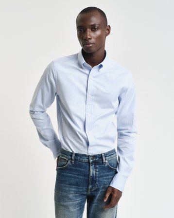 GANT Herren Slim Fit Pinpoint Oxford-Hemd (XL)
