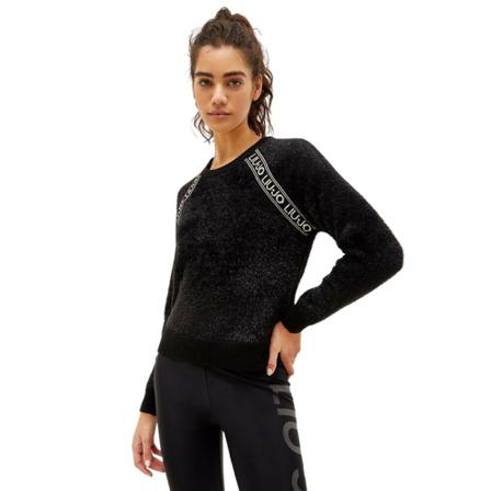 Liu Jo, Sweatshirts Zwart, Dames, Maat:S