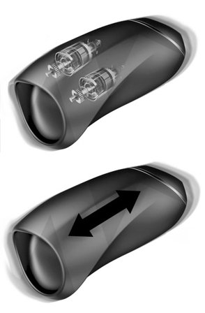 Evony Oral Sex Male Masturbator Suction & Vibration 2 Motors - Woome.pl
