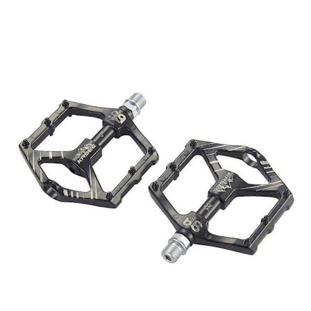 TacoBey MTB Cykelpedaler med SPD Klampe Sæt, Klikpedaler Dobbelt Platform Kompatibel med Shimano SPD Pedaler, 3-Forseglet, Skridsikker, Letvægts Nylon