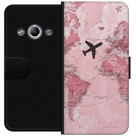 Yhteensopiva Lompakkokotelo Samsung Galaxy Xcover 3 Travel Map